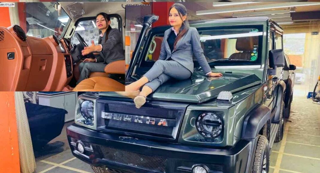 new force gurkha modified interior