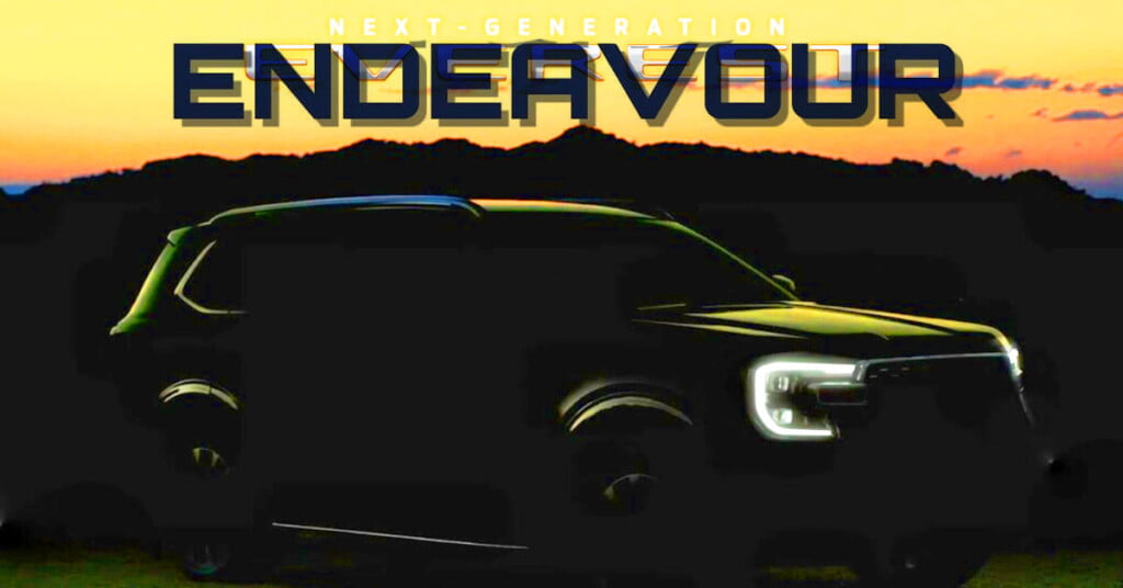 next generation ford endeavour teaser