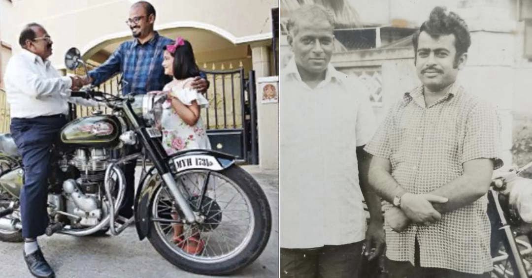 royal enfield bullet stolen 25 years ago