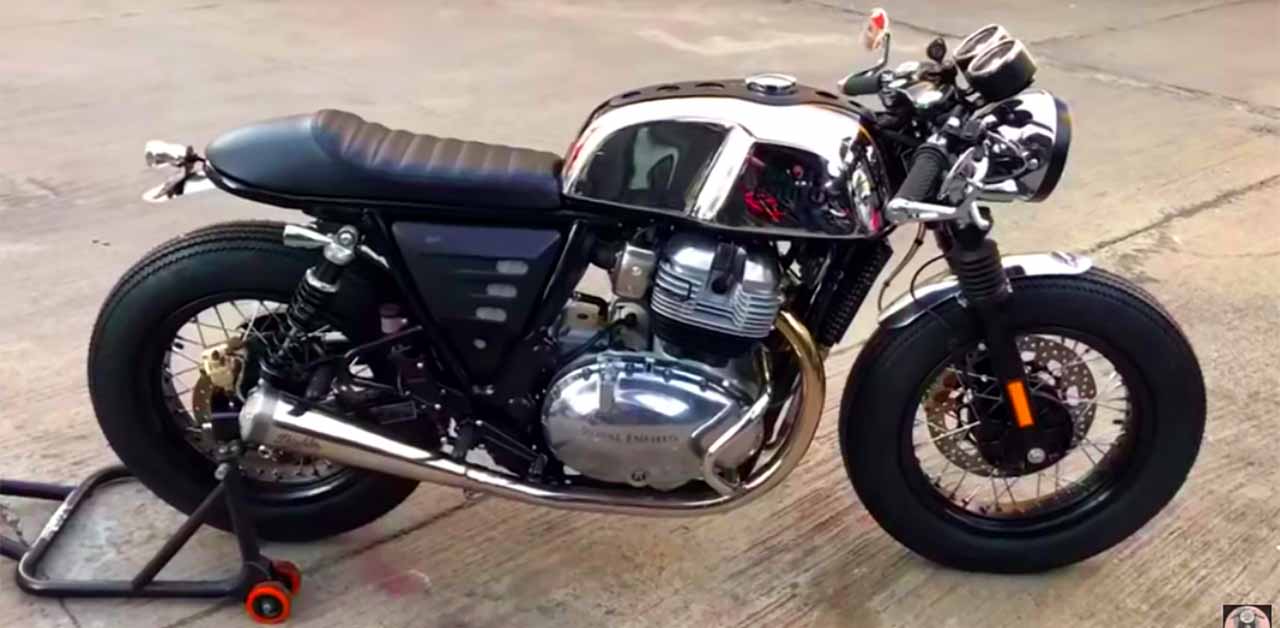 royal enfield continental gt-650 chrome edition modified