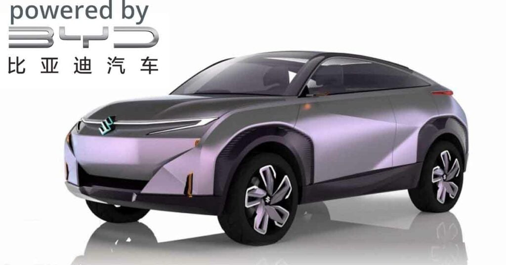 Suzuki Toyota Ev Powered by Byd