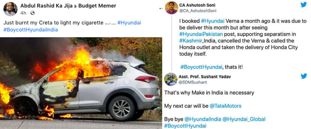 Hyundai Venue Used to Carry Waste- Stupidity Galore as #BoycottHyundai Trends