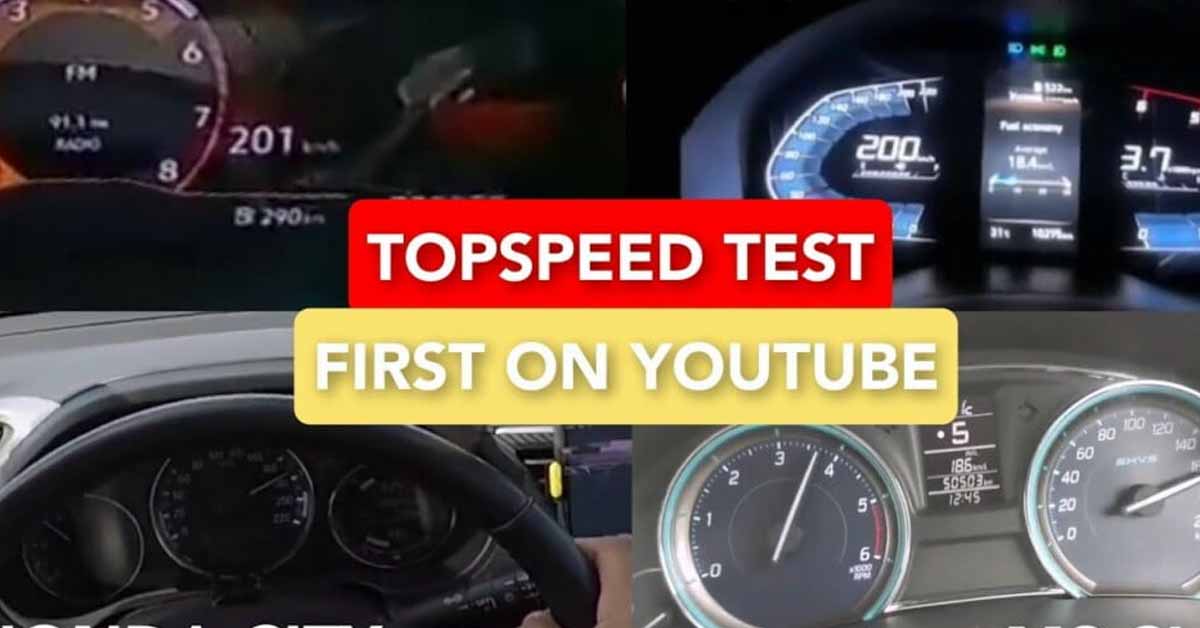 Hyundai Verna vs Honda City vs Skoda Slavia vs Maruti Ciaz - Top Speed Test