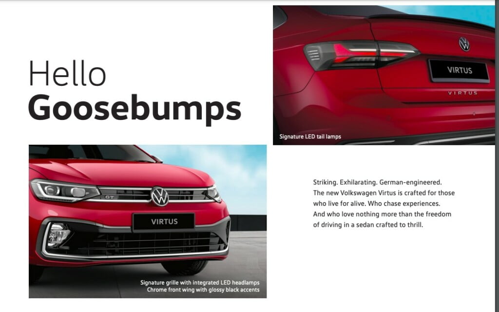 Volkswagen Virtus Brochure Image