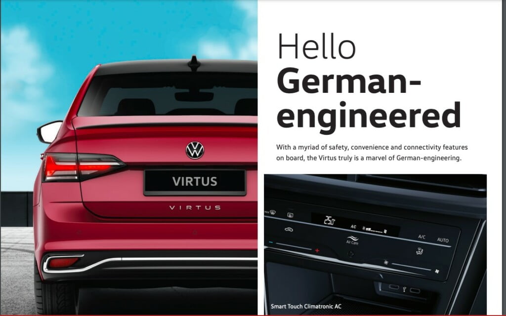 Volkswagen Virtus Brochure Image