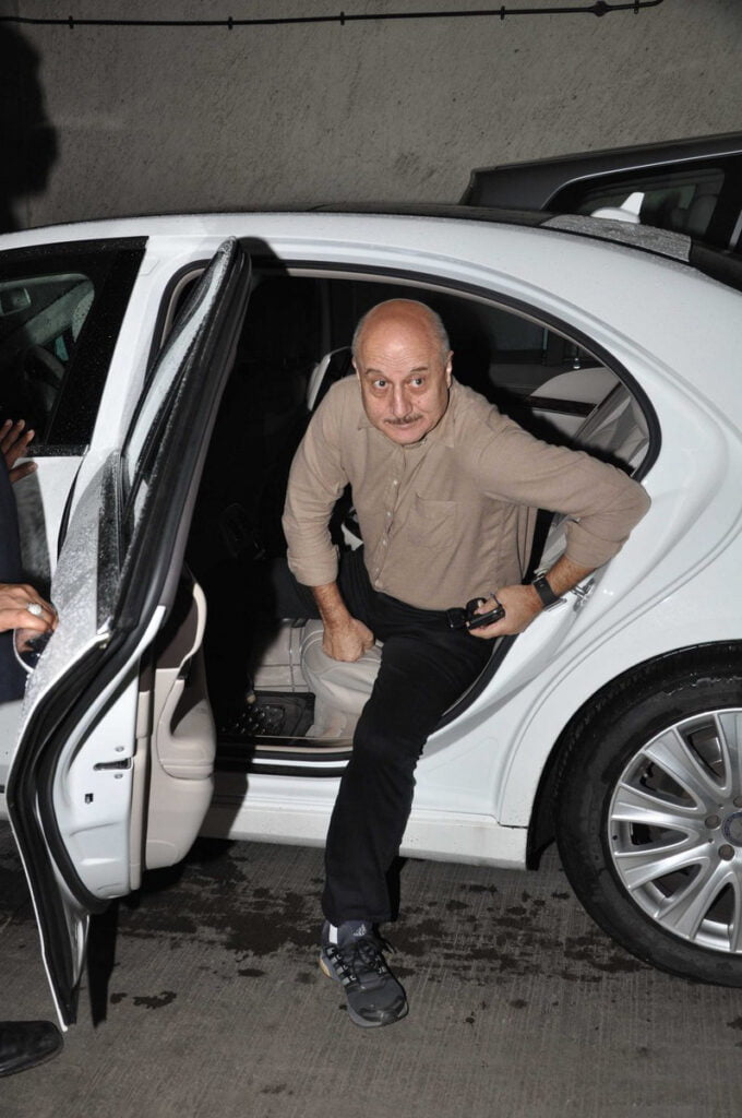 anupam kher mercedes s-class car