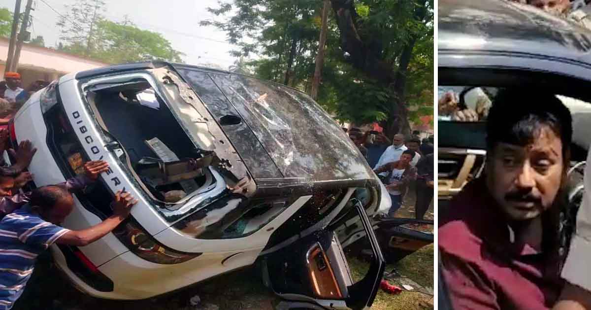 bjd mla rams land rover discovery sport-into-crowd
