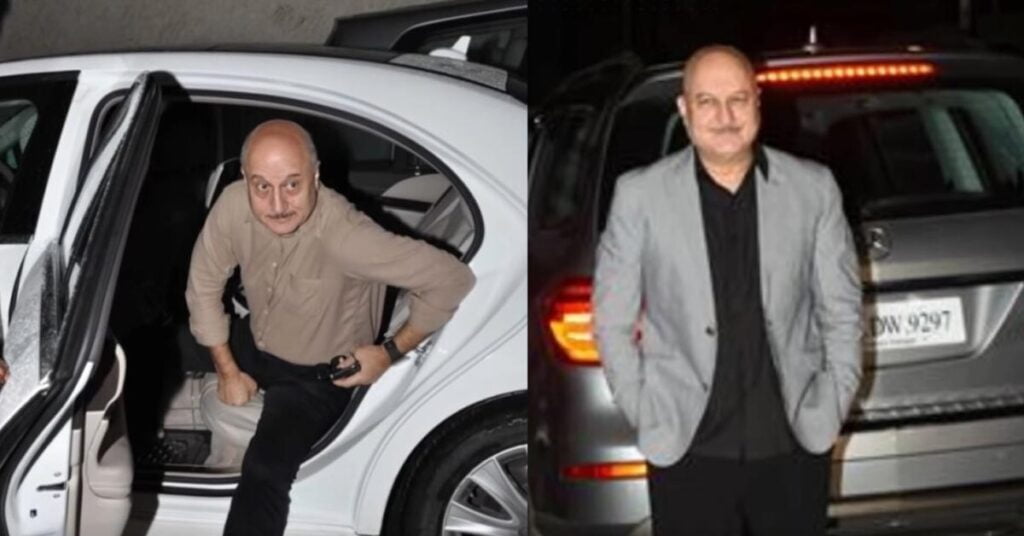 cars of anupam kher mercedes to bmw