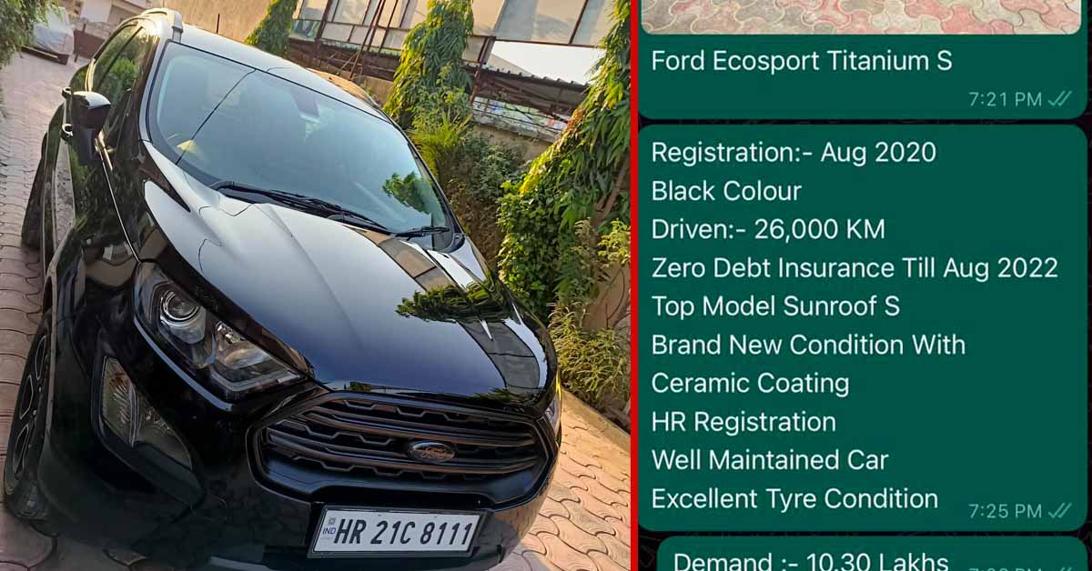 ford ecosport titanium s for sale