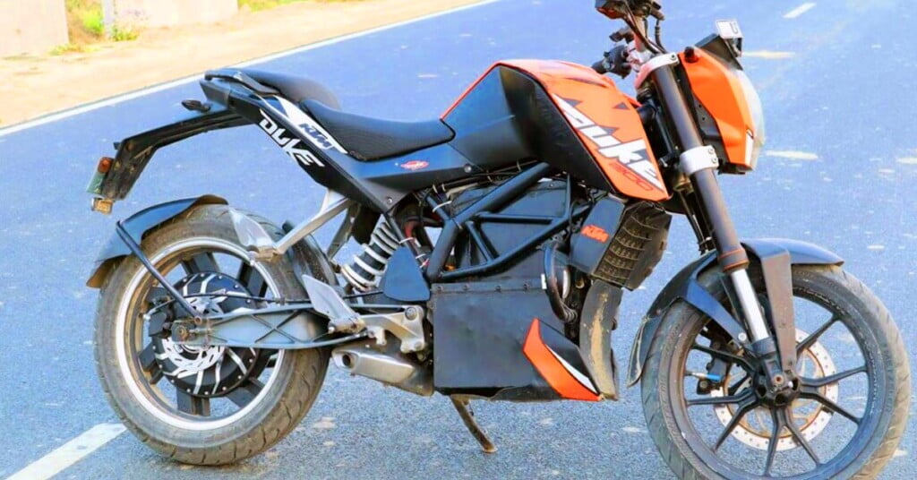 ktm duke electric conversion video