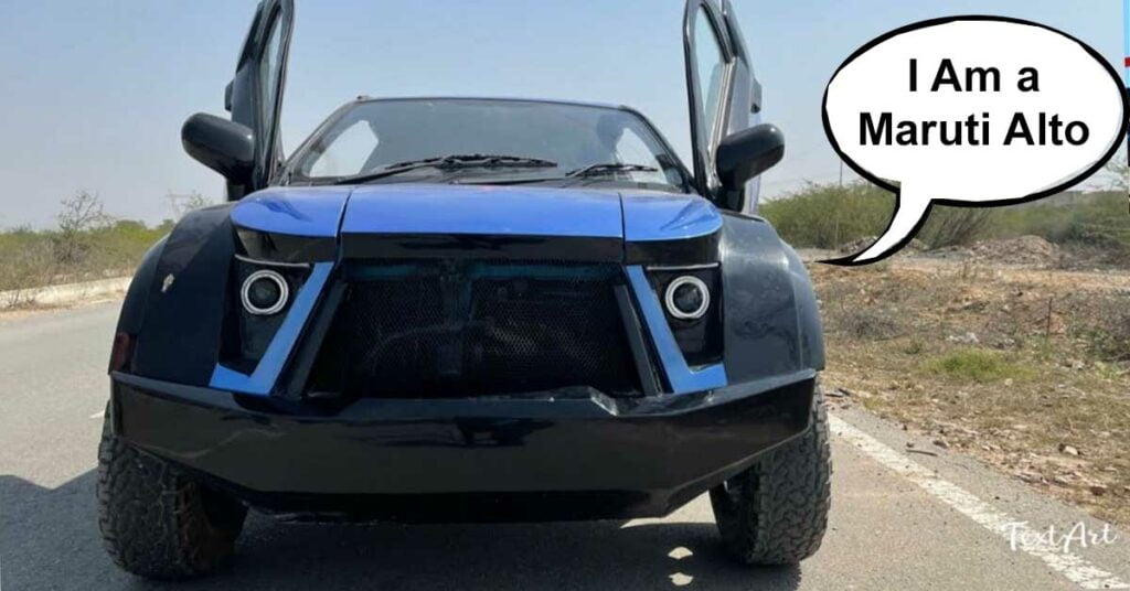 modified maruti alto crossover