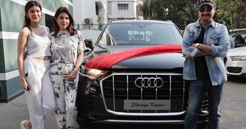 shanaya kapoor new audi q7