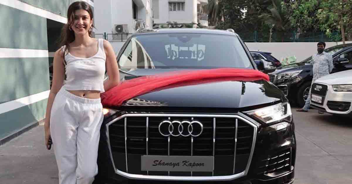 shanaya kapoor new audi q7