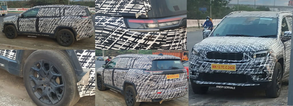 Jeep Meridian Alloy Wheels Design Revealed in New Spy Pics