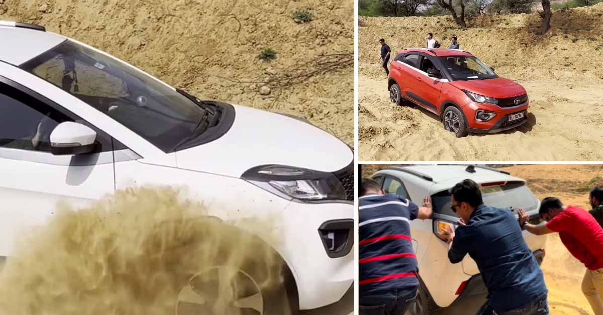 tata nexon off roading fail