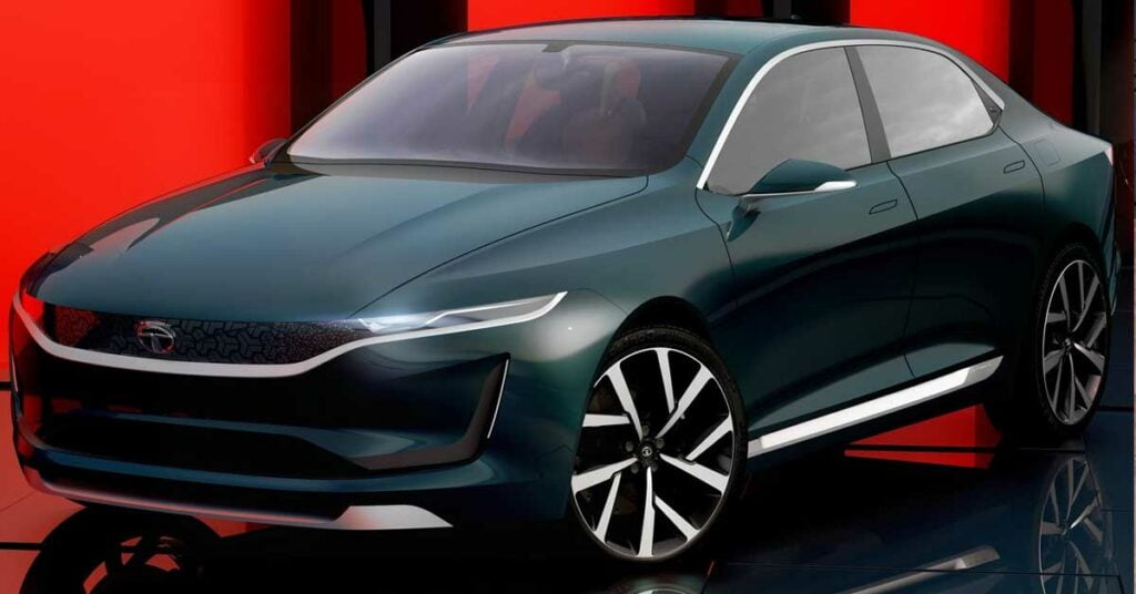 Tata EVision Concept could have spawned a stylish C2-segment sedan under the Paragin project.