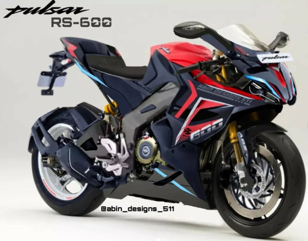 Bajaj Pulsar RS600 Rendering