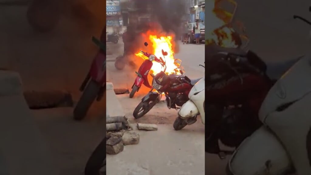 PureEV Electric Scooter Flames