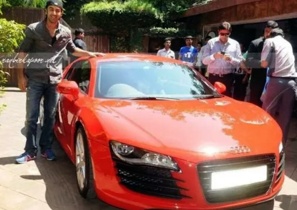 Ranbir Kapoor in His Audi R8