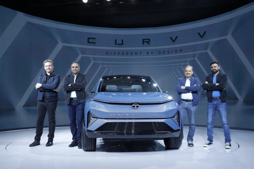Tata CURVV Concept EV at Auto Expo 2023