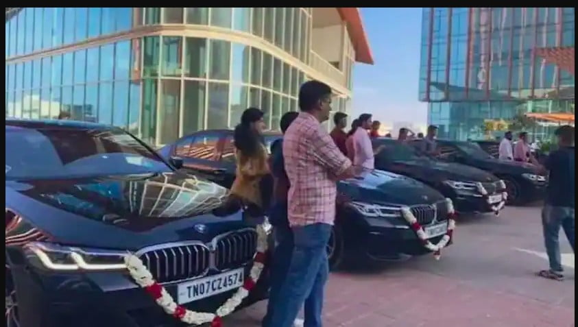 chennai kissflow bmw 5-series handing over ceremony