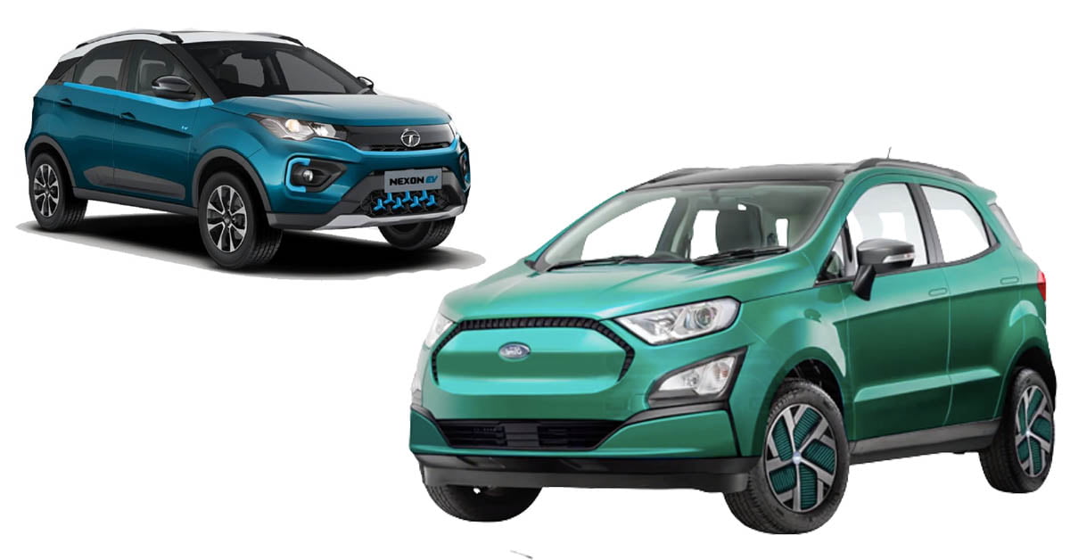 ford ecosport lightning vs tata nexon ev