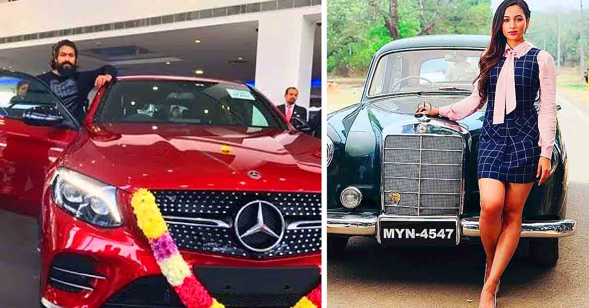 kgf 2 actor cars yash mercedes gle amg srinidhi shetty bmw 5 series