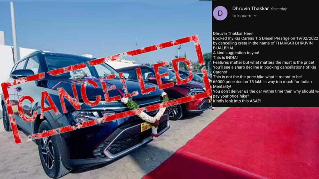 Some Kia Carens Buyers Cancel Bookings Due to No Price Protection » Car