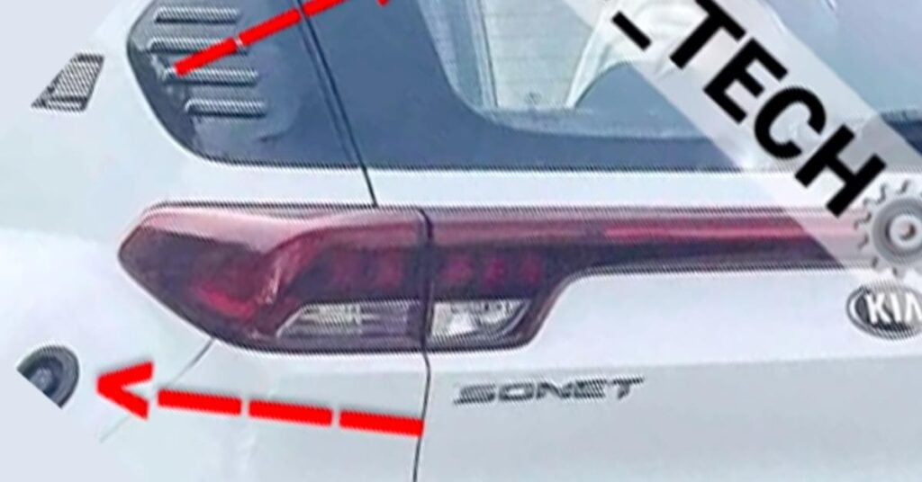 kia sonet cng spy pic