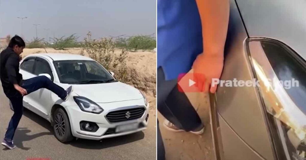 Maruti Dzire Baleno Kicking Pushing Build Quality Car Blog India Maruti Dzire Baleno Kicking Pushing Build Quality