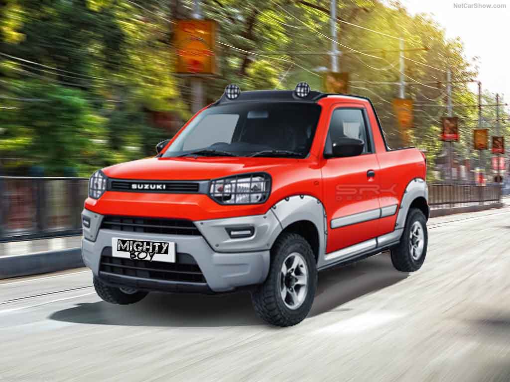 maruti spresso mighty boy pickup concept