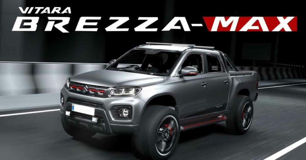 maruti vitara brezza max pickup truck