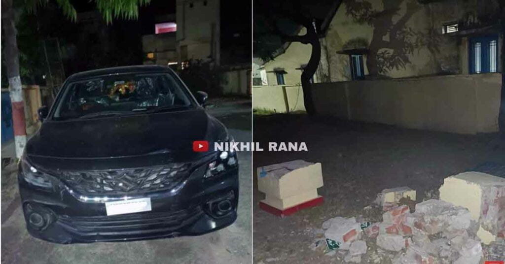 new maruti baleno vs brick wall