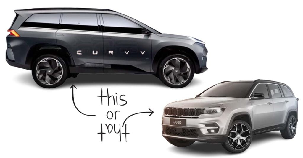 tata curvv 6-seater vs jeep meridian