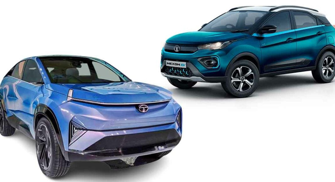 tata curvv vs tata nexon ev