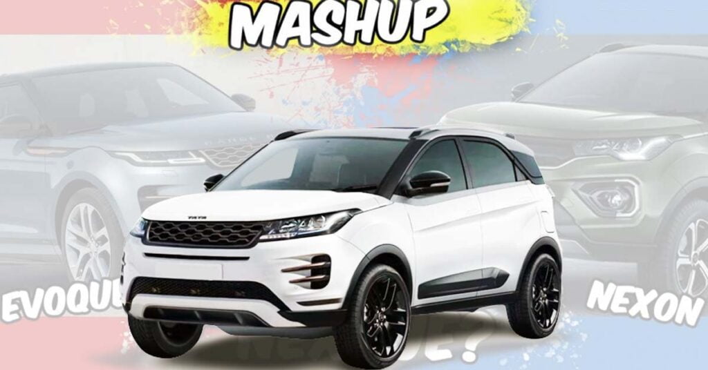 tata nexon x range rover evoque mashup