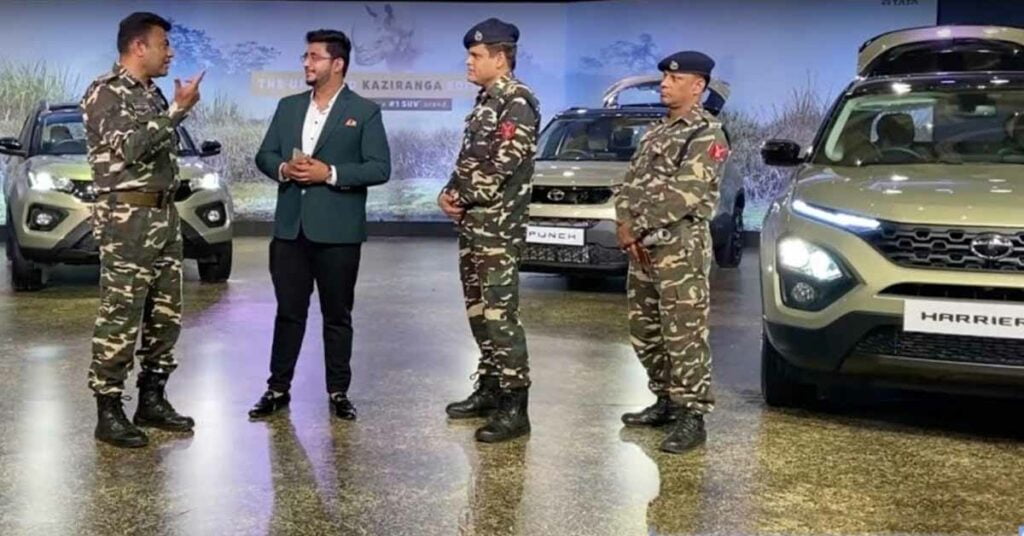 tata punch nexon harrier safari kaziranga edition indian army