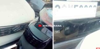 tata safari vs mahindra xuv300 accident