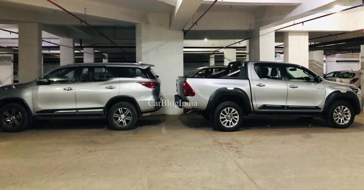 toyota hilux vs fortuner road presence