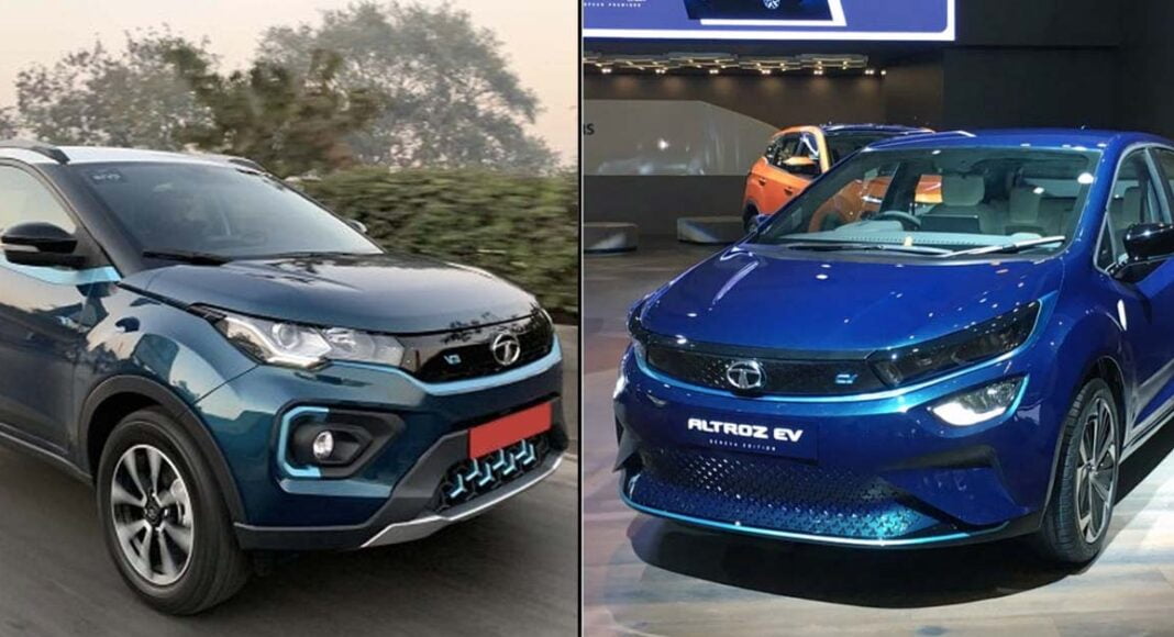upcoming tata ev 2022-updated tata nexon ev altroz ev