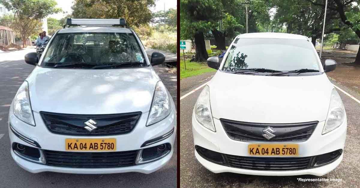 2 maruti dzire with same number