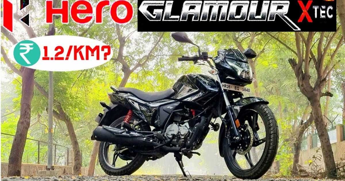 2022 hero glamour xtec mileage review