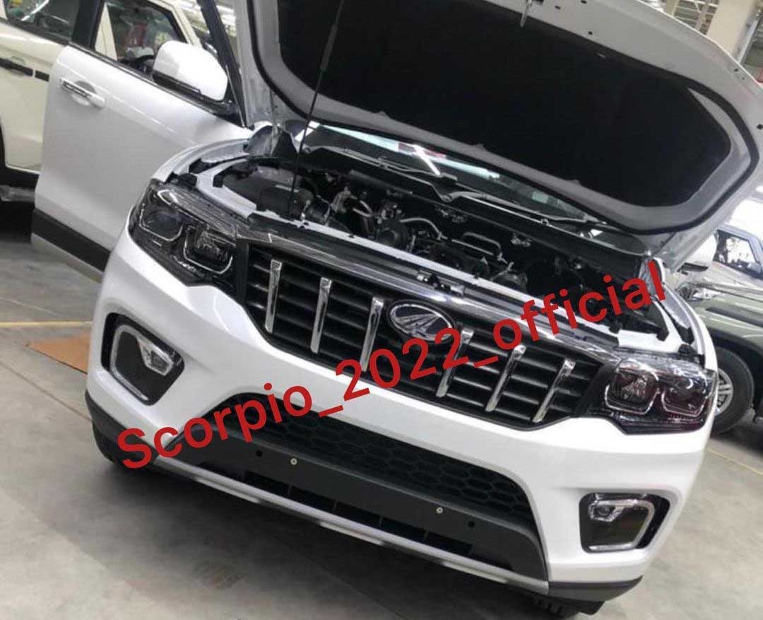 2022 mahindra scorpio front