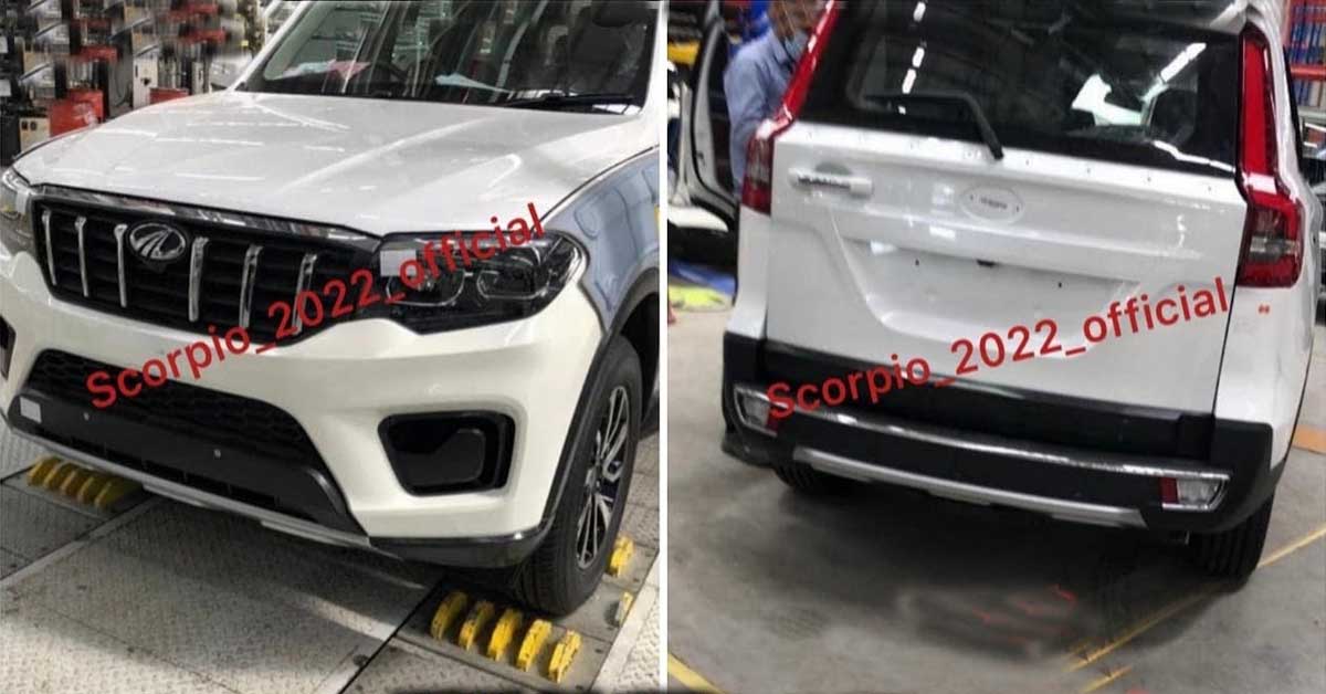 2022 Mahindra Scorpio Front Rear