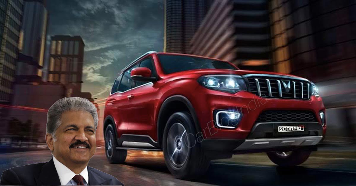 2022 mahindra scorpio front three quarters