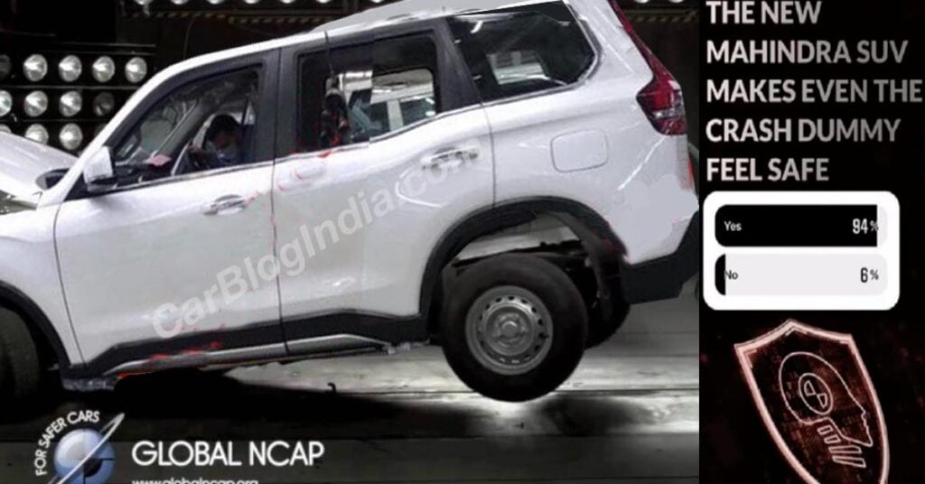 2022 mahindra scorpio safety rating