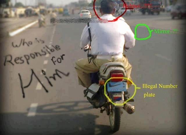 10 Pics That Prove Indians are LEGENDS at Traffic Violations