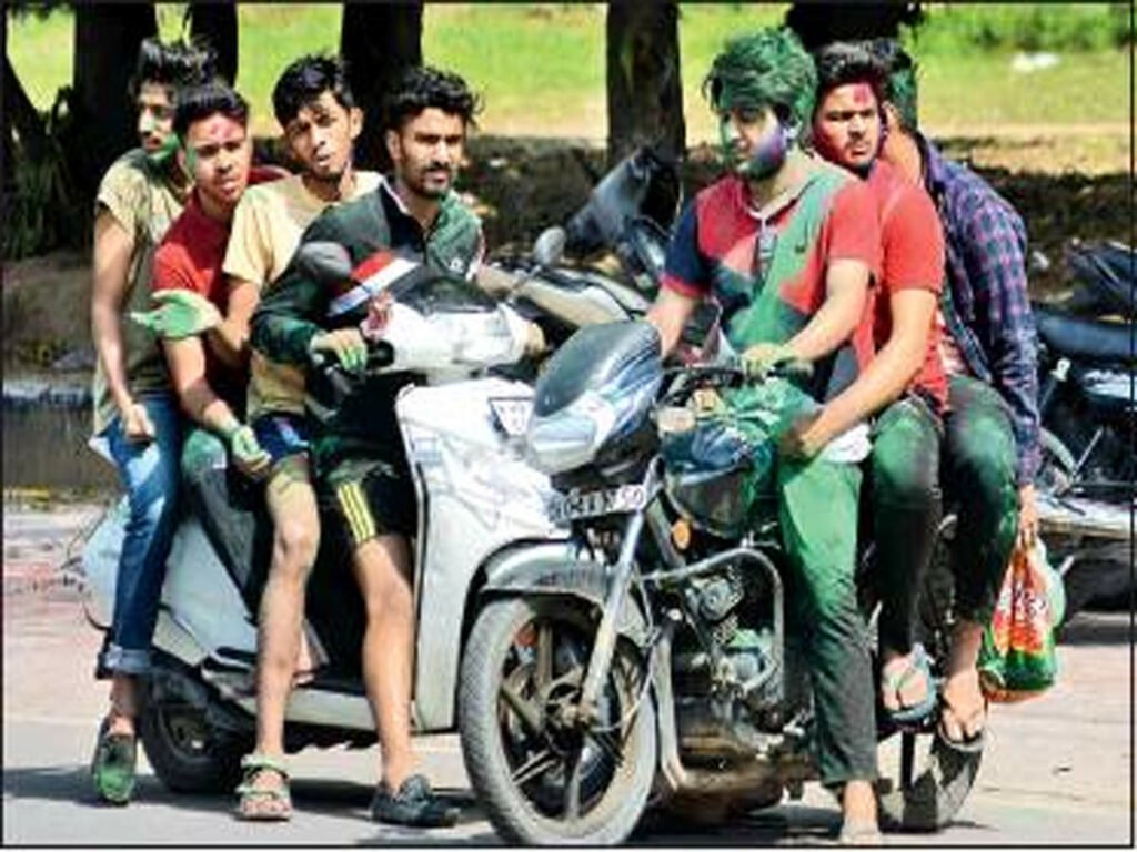 Indians Cops Traffic Violations