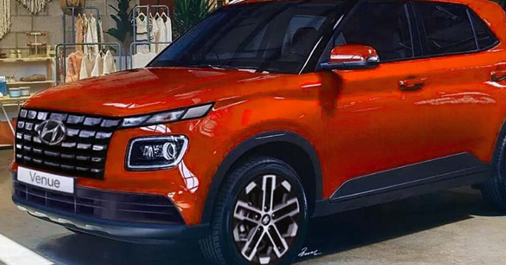 Hyundai Venue Facelift Rendering Car Blog India Hyundai Venue Facelift Rendering