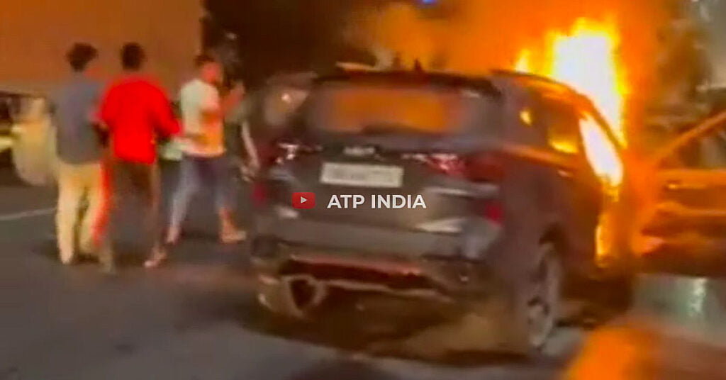 Kia Seltos Fire Accident Car Blog India Kia Seltos Fire Accident